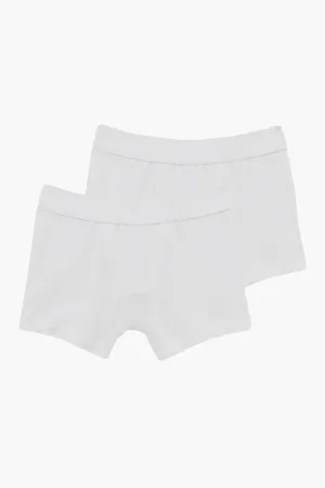 Petit Bateau 2-pack White Boxer Shorts