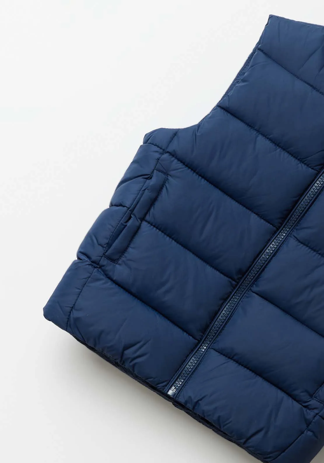 Plain Gilet - Navy