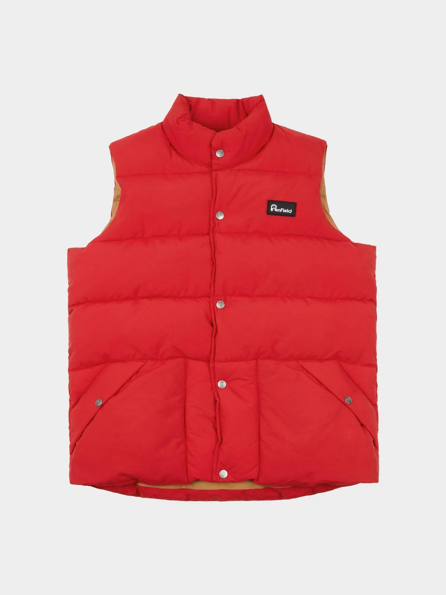 Puffer Outback Vest in Haute Red