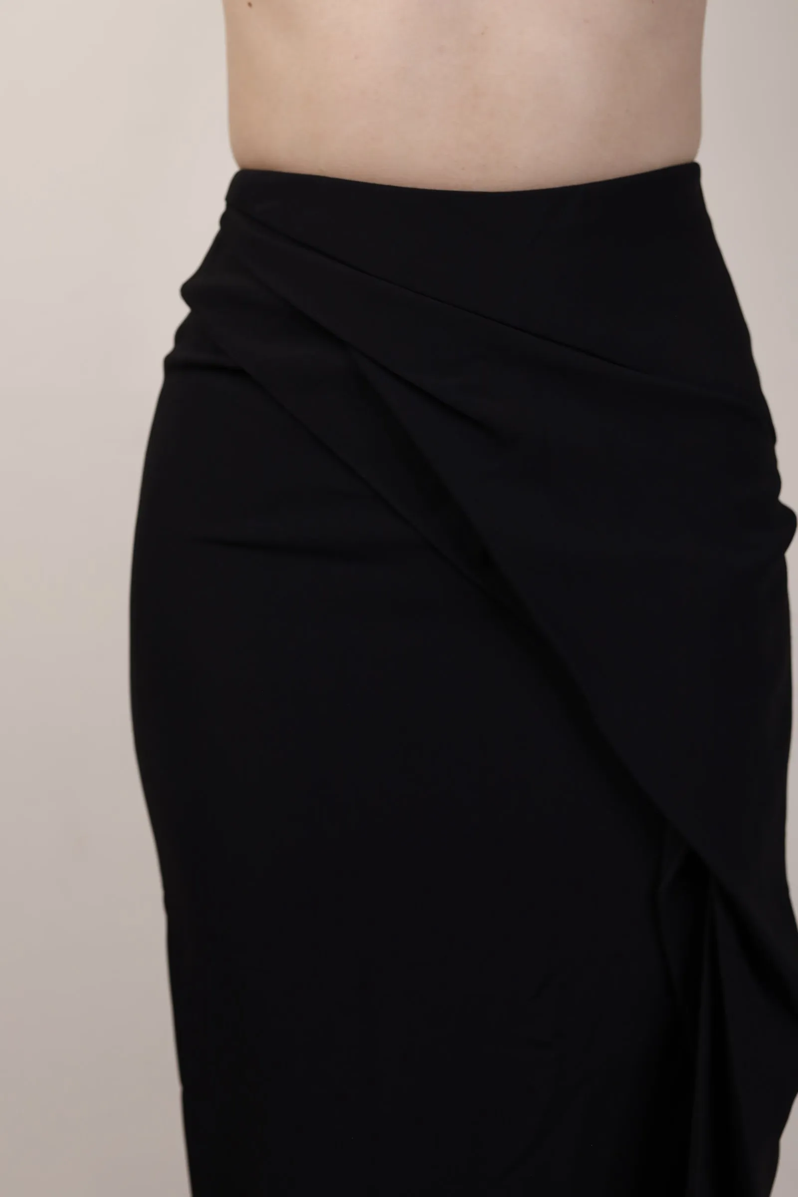 Roland Mouret, Black Pencil Skirt Y2K