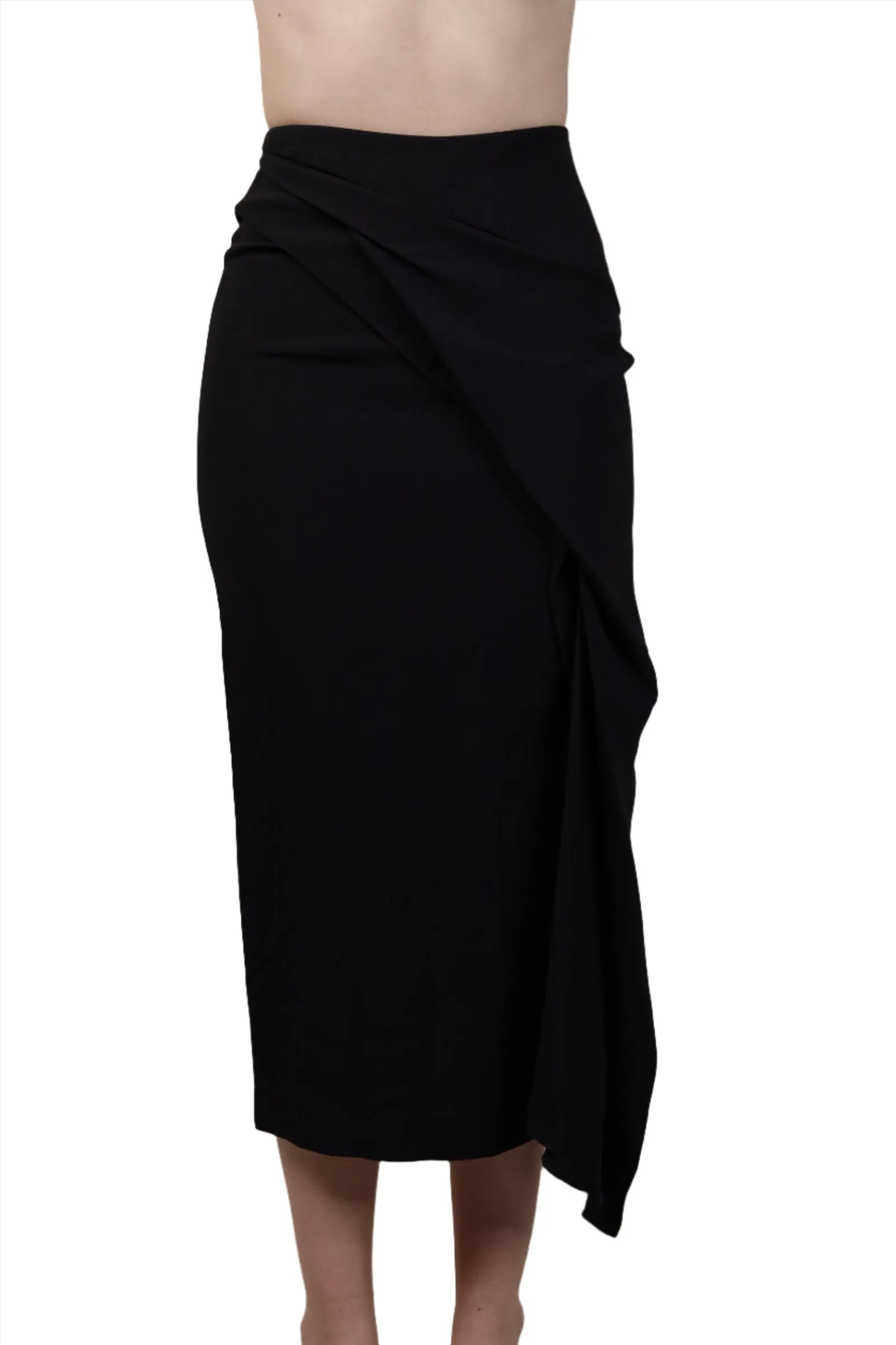 Roland Mouret, Black Pencil Skirt Y2K