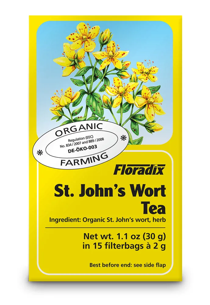 Salus House Organic St Johns Wort Herbal Tea Bags (15 Bags)