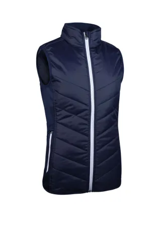 Sunderland TANIA Ladies Zip Front Padded Stretch Panel Performance Golf Gilet