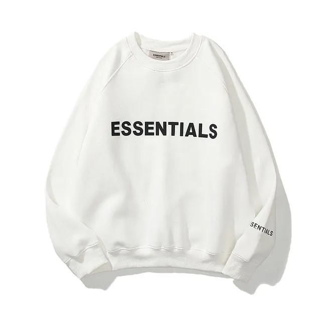 Sweatshirt with Reflective Letter Essential Printing