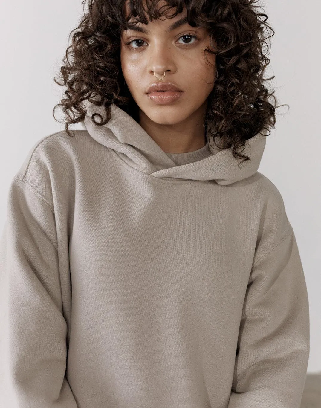 The Oversized Pullover Hoodie in Ashwood