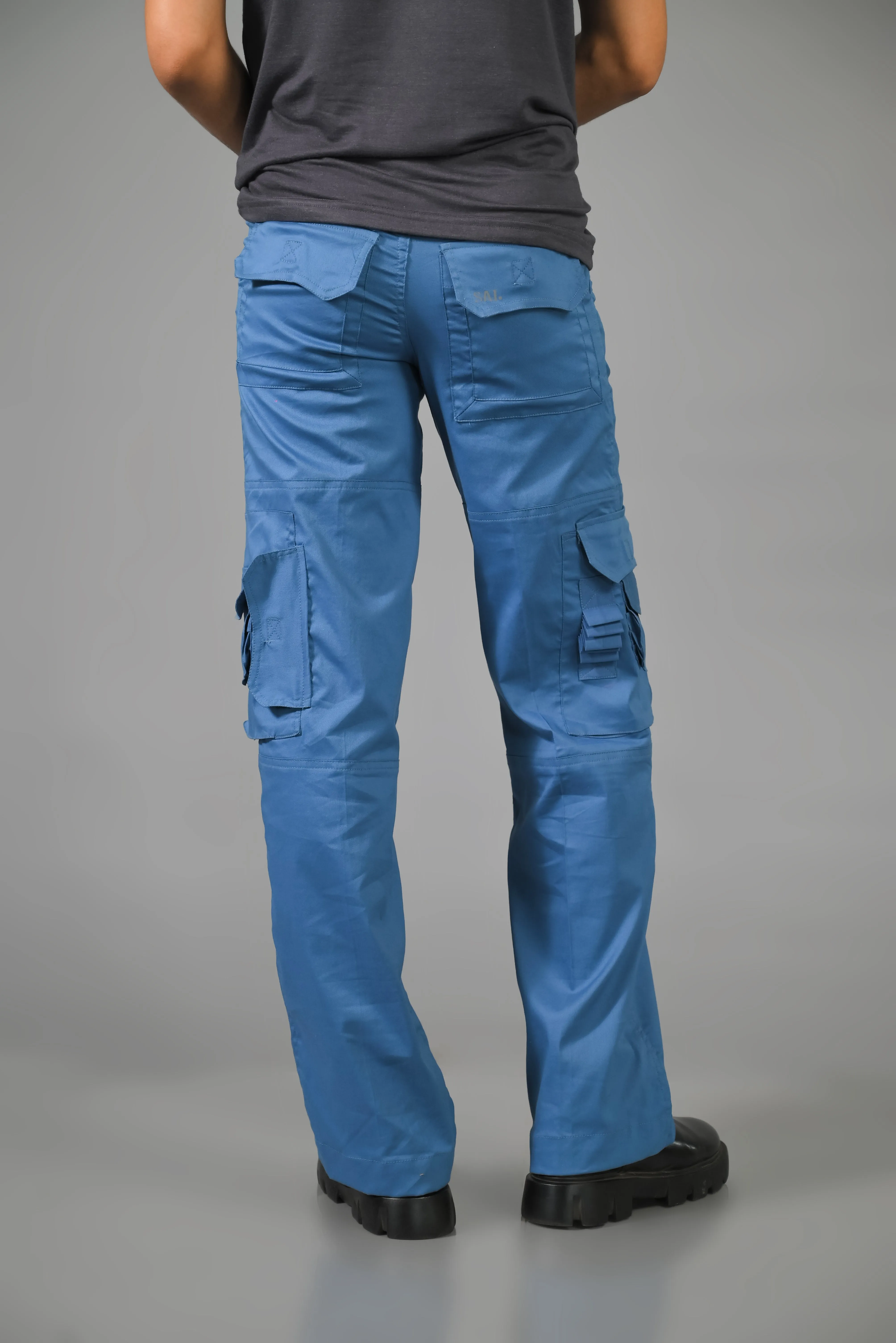 Thin Cargo - Wide Leg Cargo 'Blue'