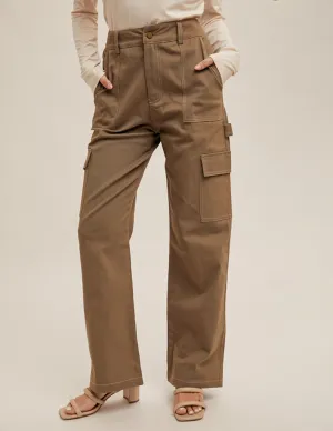 Tristan Stretch Twill Cargo Pants