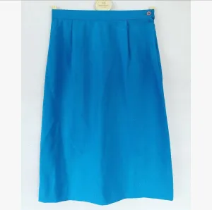 Turquoise 70s Skirt