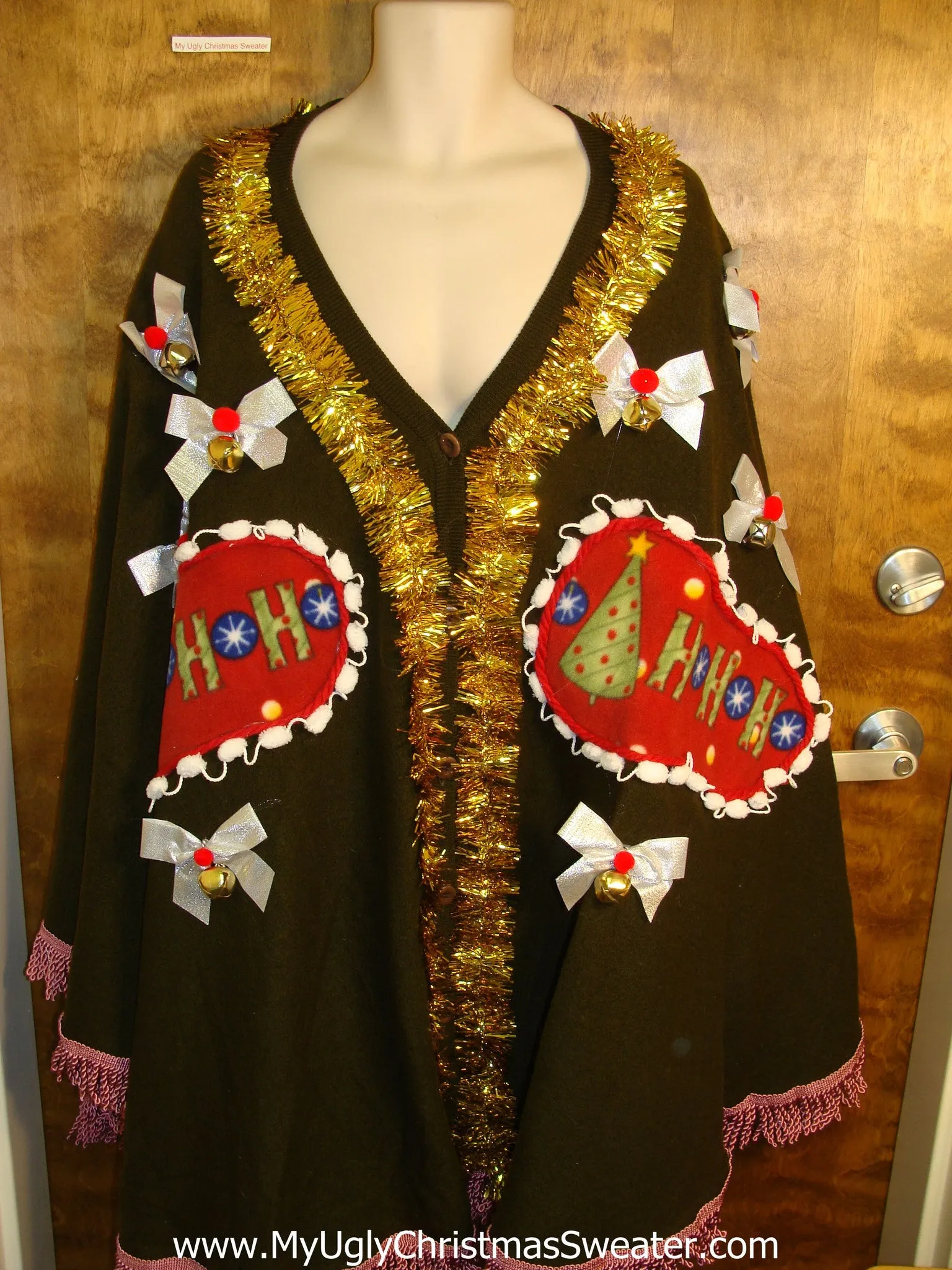 Ugly Christmas Sweater Cape for Men 2XL 3XL 4XL and Bigger