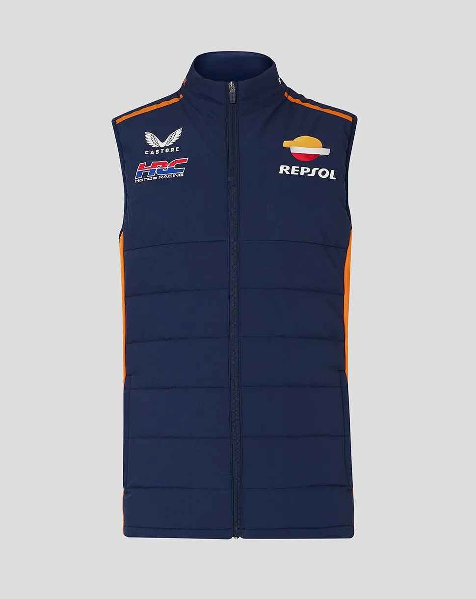 Unisex Honda HRC Repsol Gilet - Black Iris