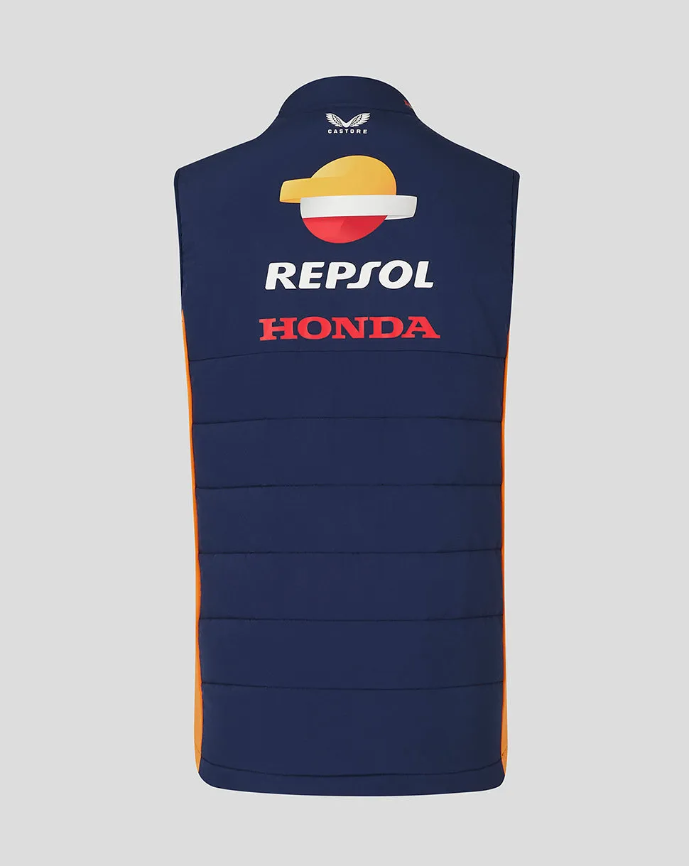 Unisex Honda HRC Repsol Gilet - Black Iris