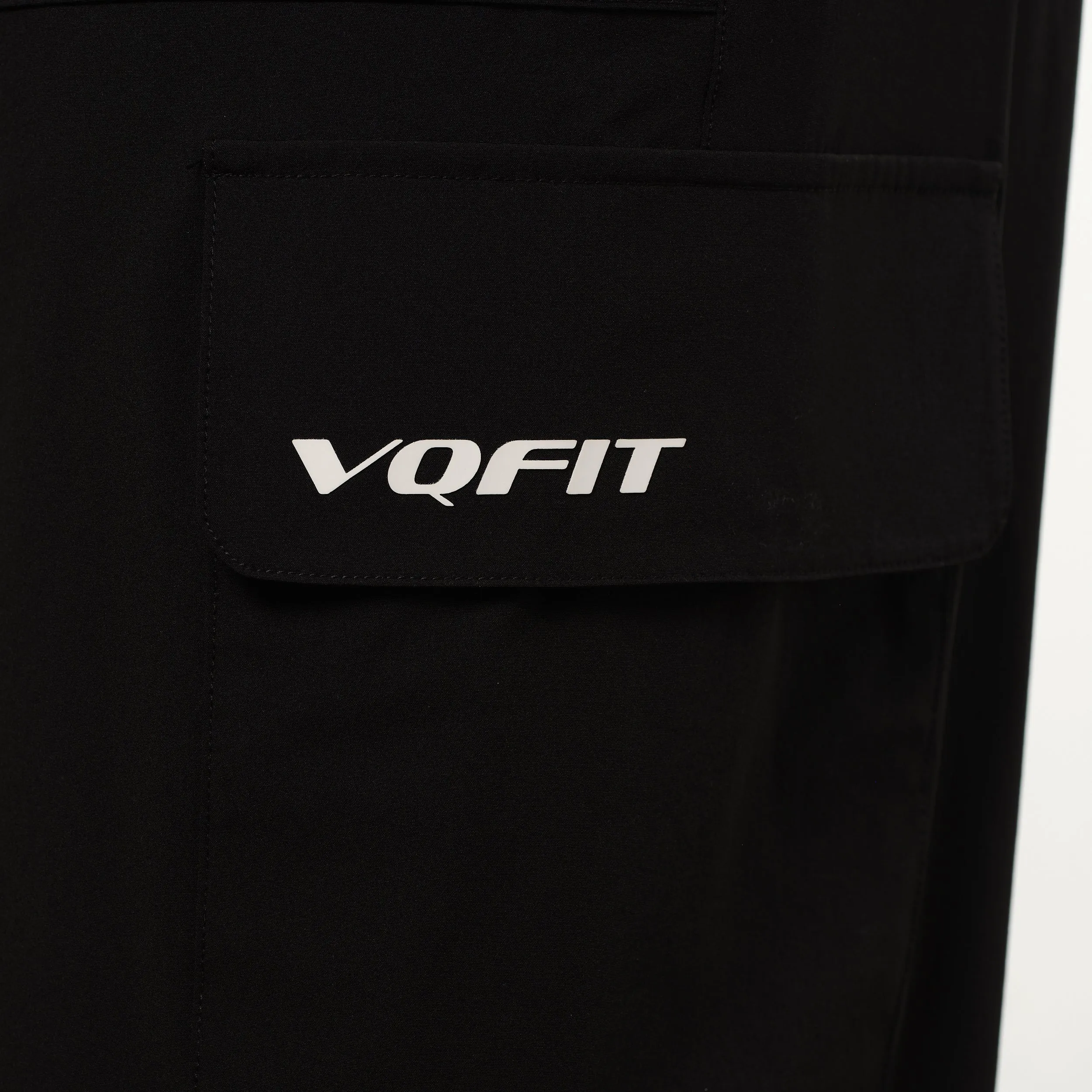 Vanquish Black Wide Leg Track Racer Pants