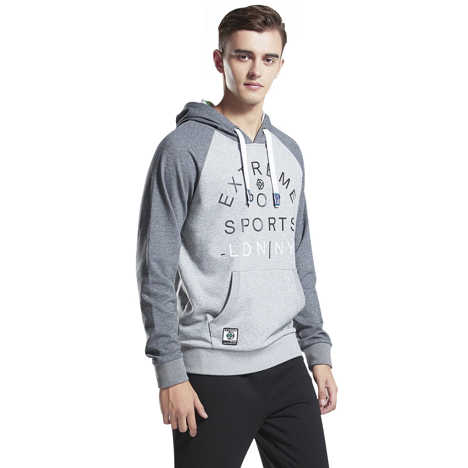 Washed Raglan Hoodie Sweatshirt