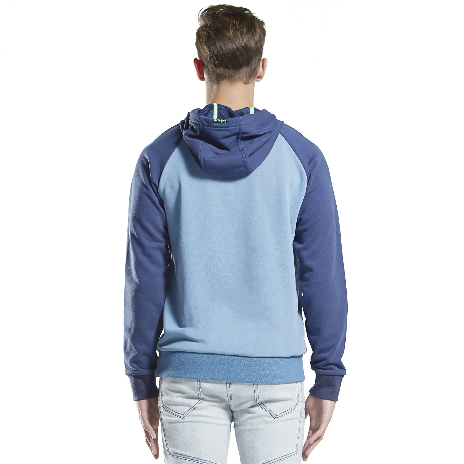 Washed Raglan Hoodie Sweatshirt