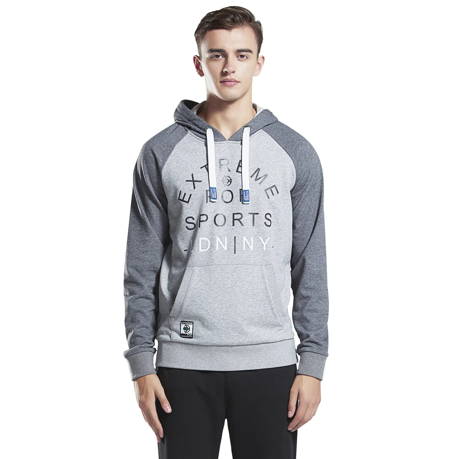 Washed Raglan Hoodie Sweatshirt