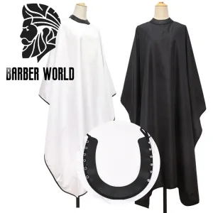 Waterproof Hairdressing Coat with Silicone Neckline - Barbershop Cape