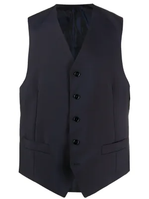 Wool and mohair gilet