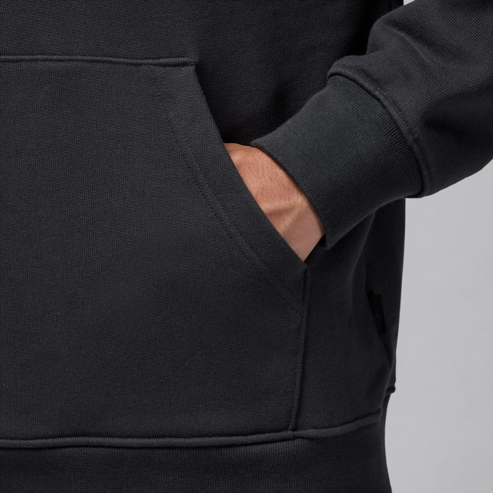 WORDMARK FLEECE PULLOVER HOODIE "OFF NOIR"