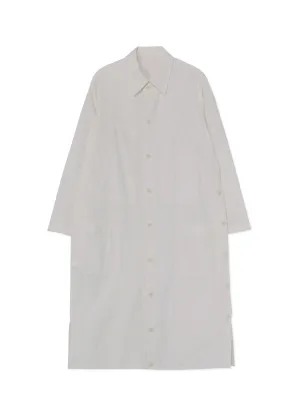 [Y's-Black Name]KHADI SIDE VENT WORK SHIRT COAT